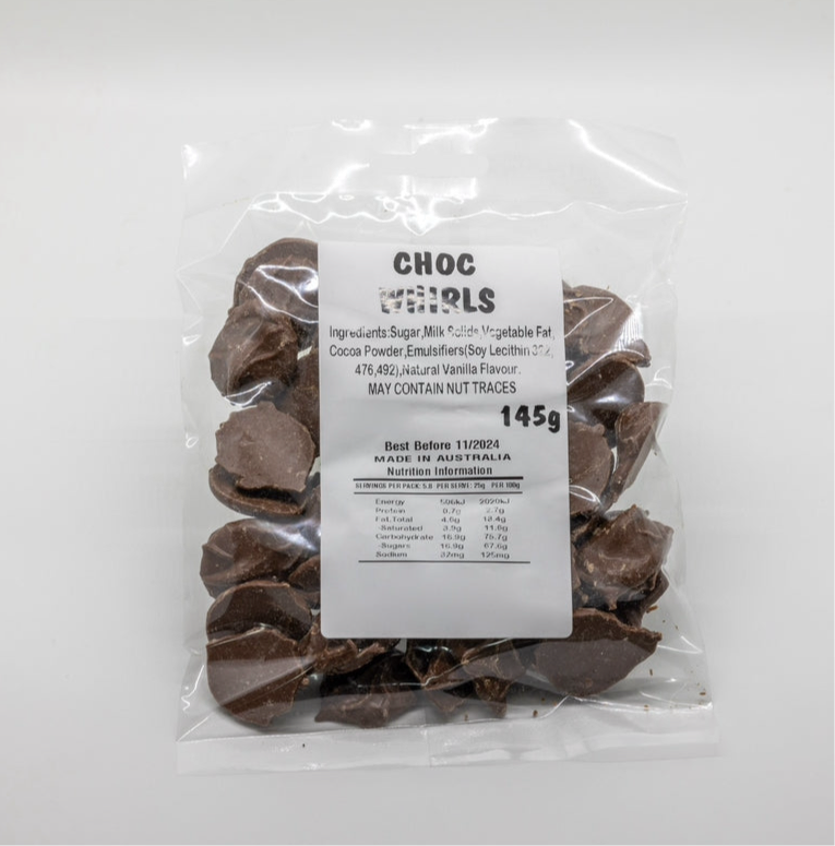 Choc Wirls 145g