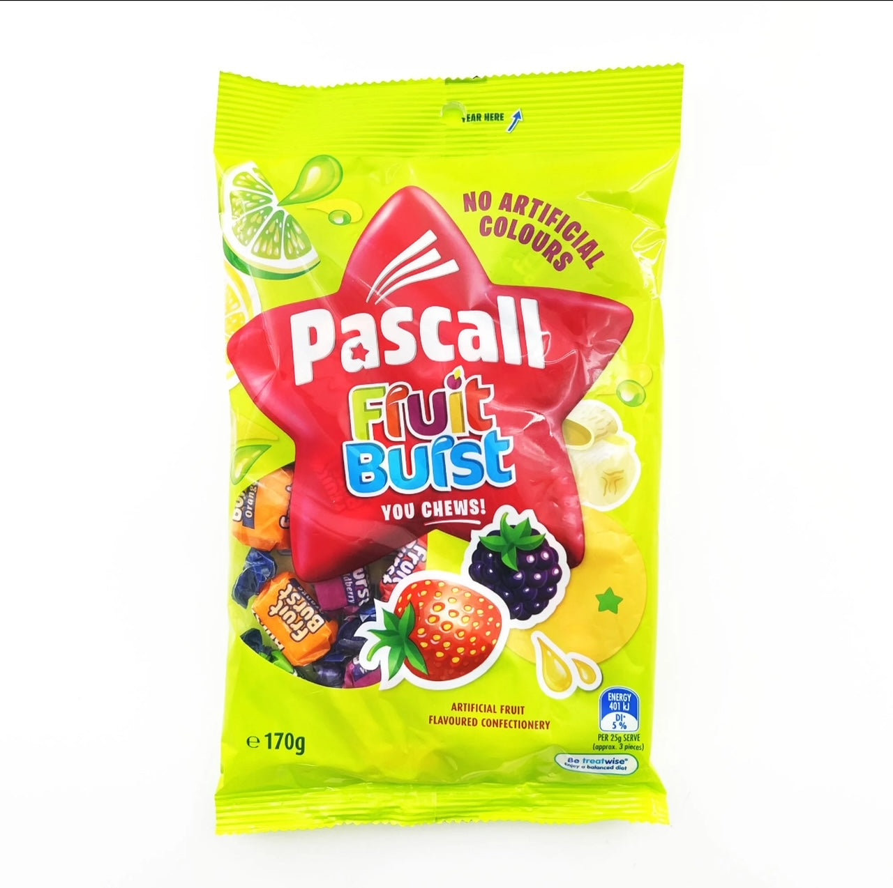 Pascall Fruit Burst Bag 170g