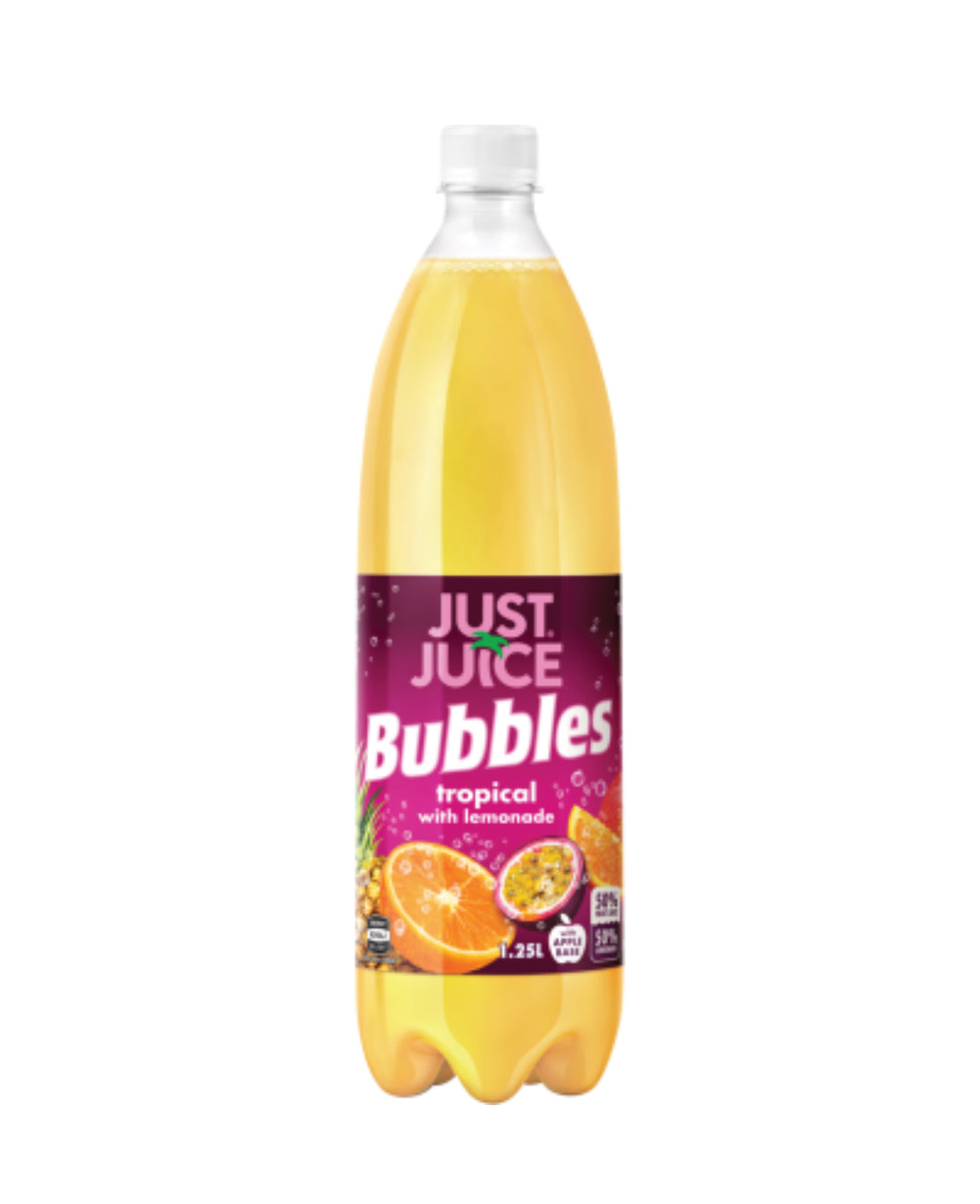 Just Juice Bubbles Tropical 1.25L